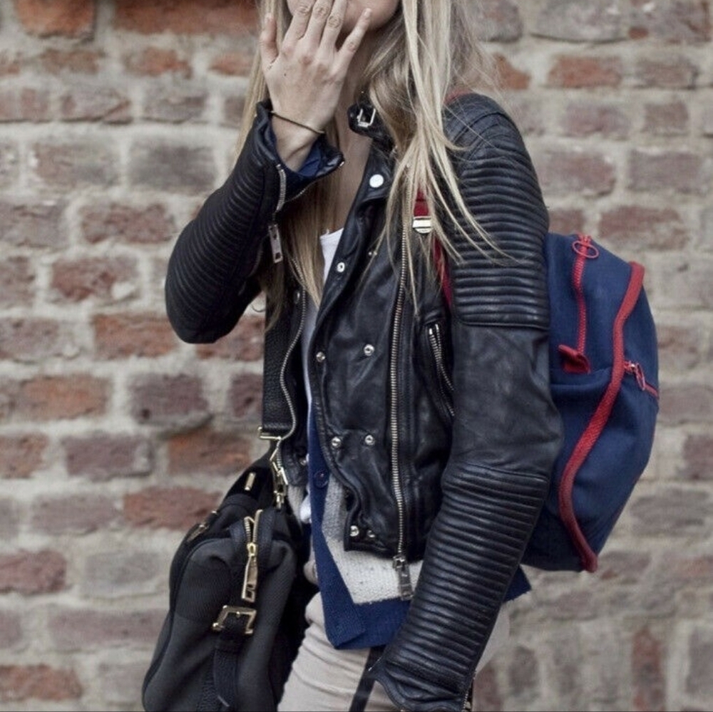 Iconic Burberry Brit Loseley Quilted Leather Jacket
